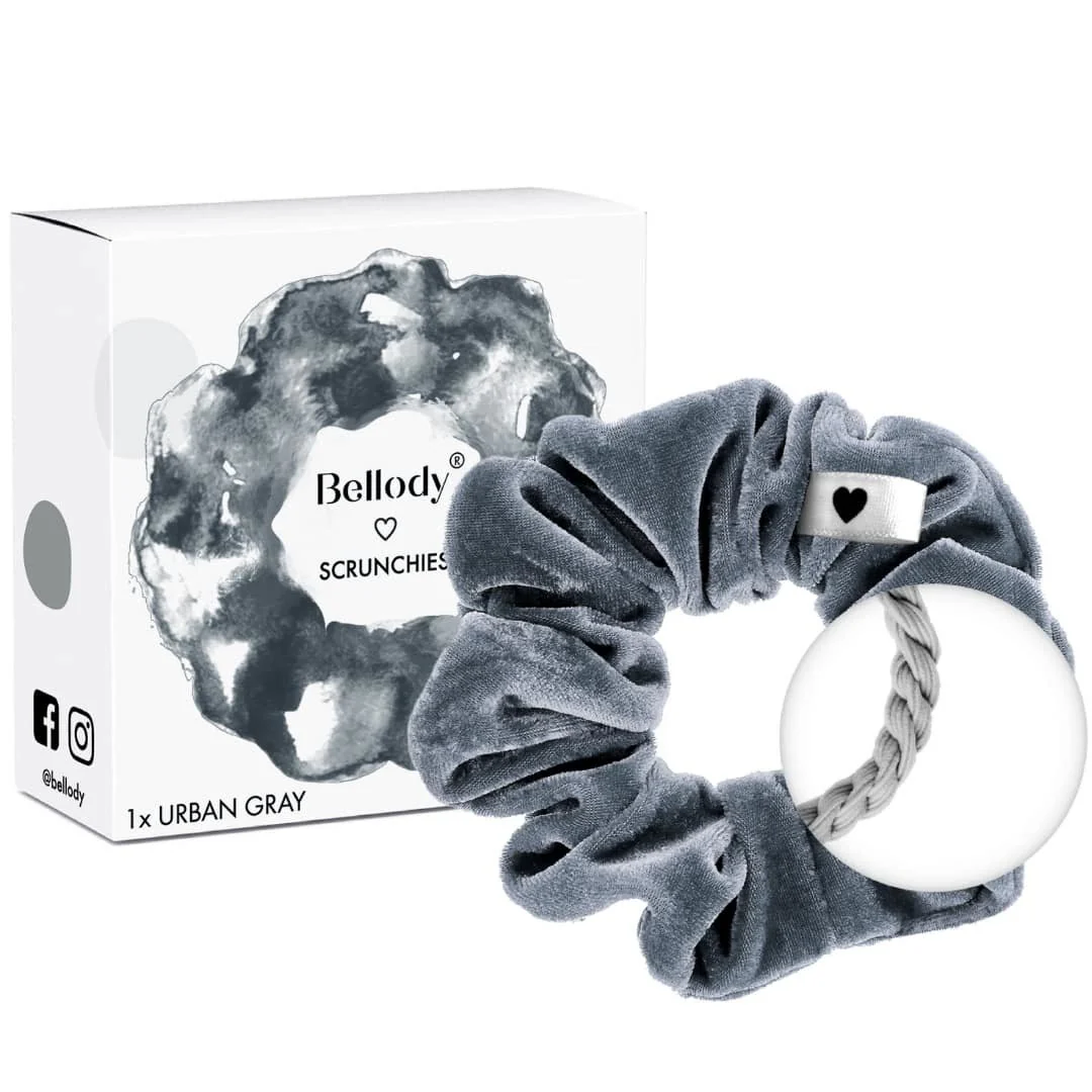 Scrunchie Haargummie - Urban Grijs