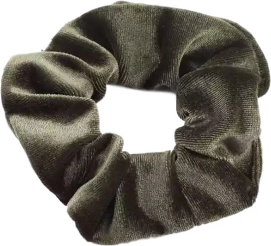Scrunchie Velvet Groen