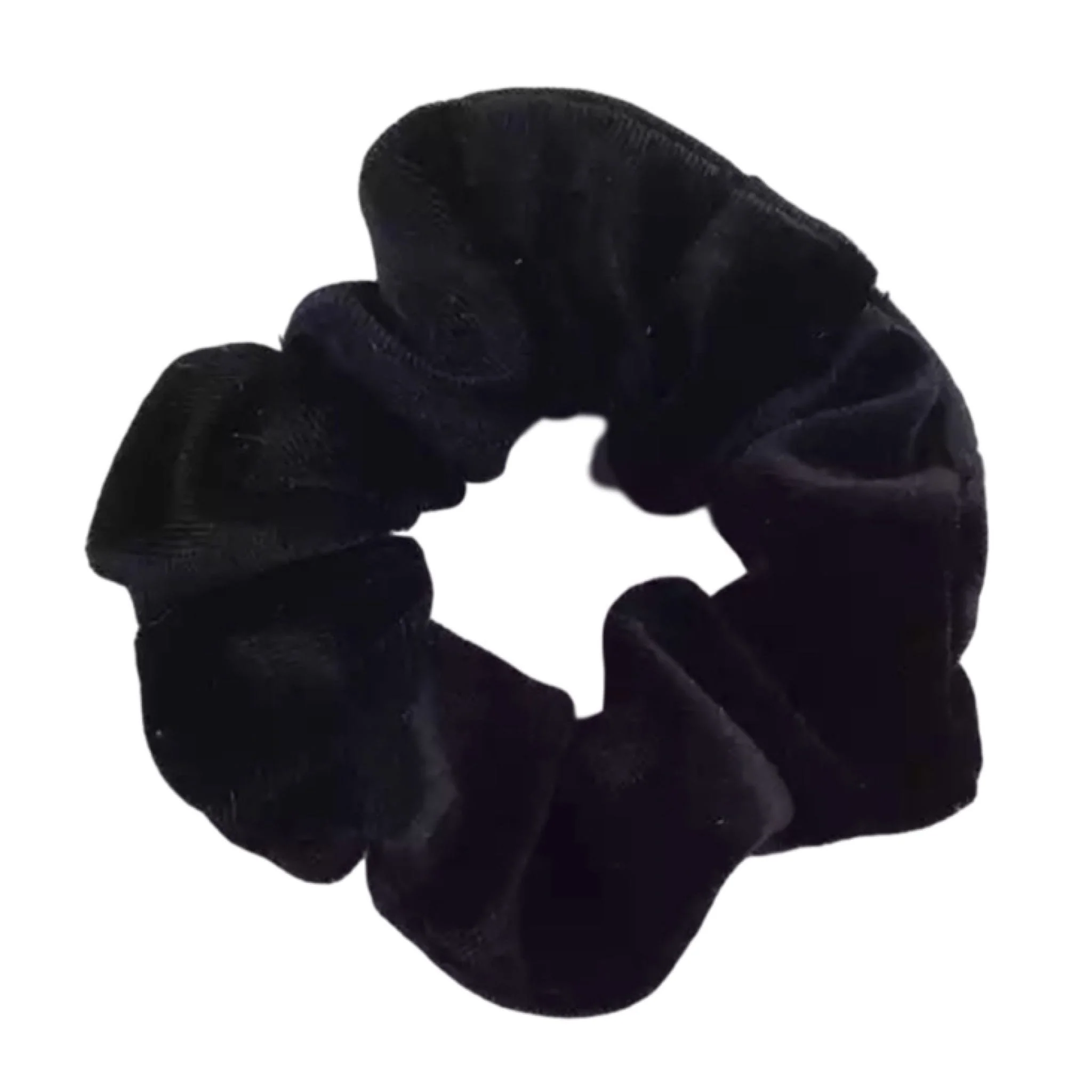 Scrunchie Velvet Zwart