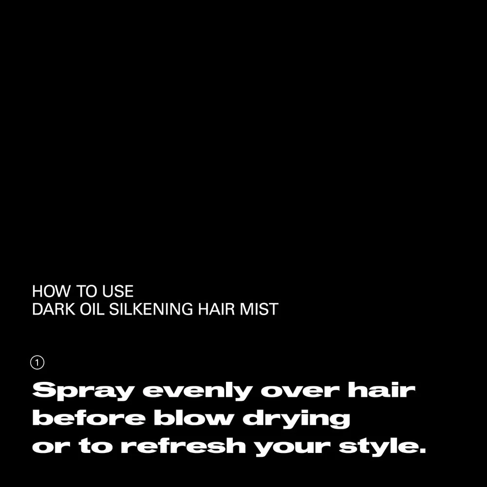 Dark Oil Silkening Hair Fragrant Mist - 200ml - Image 7