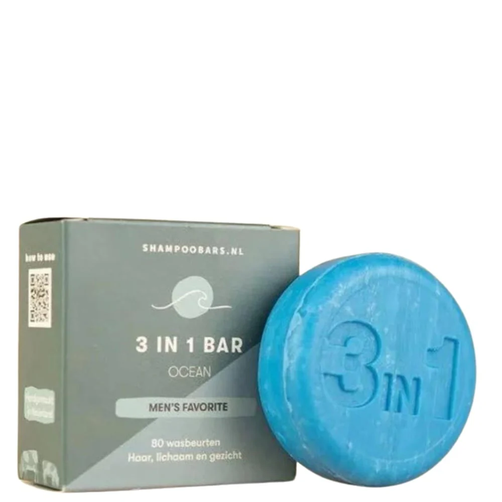 3-in-1 Bar Ocean Haar, Lichaam en Gezicht - 60g