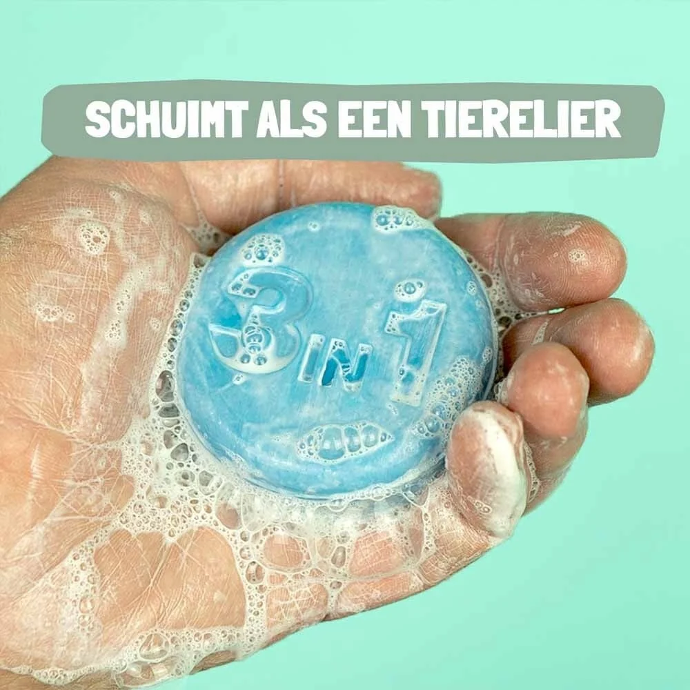 3-in-1 Bar Ocean Haar, Lichaam en Gezicht - 60g - Image 4