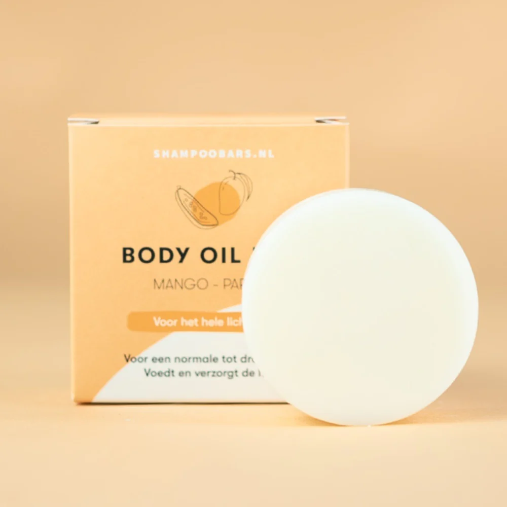 Body Oil Bar Mango Papaja Normale tot Droge huid - 45g - Image 3