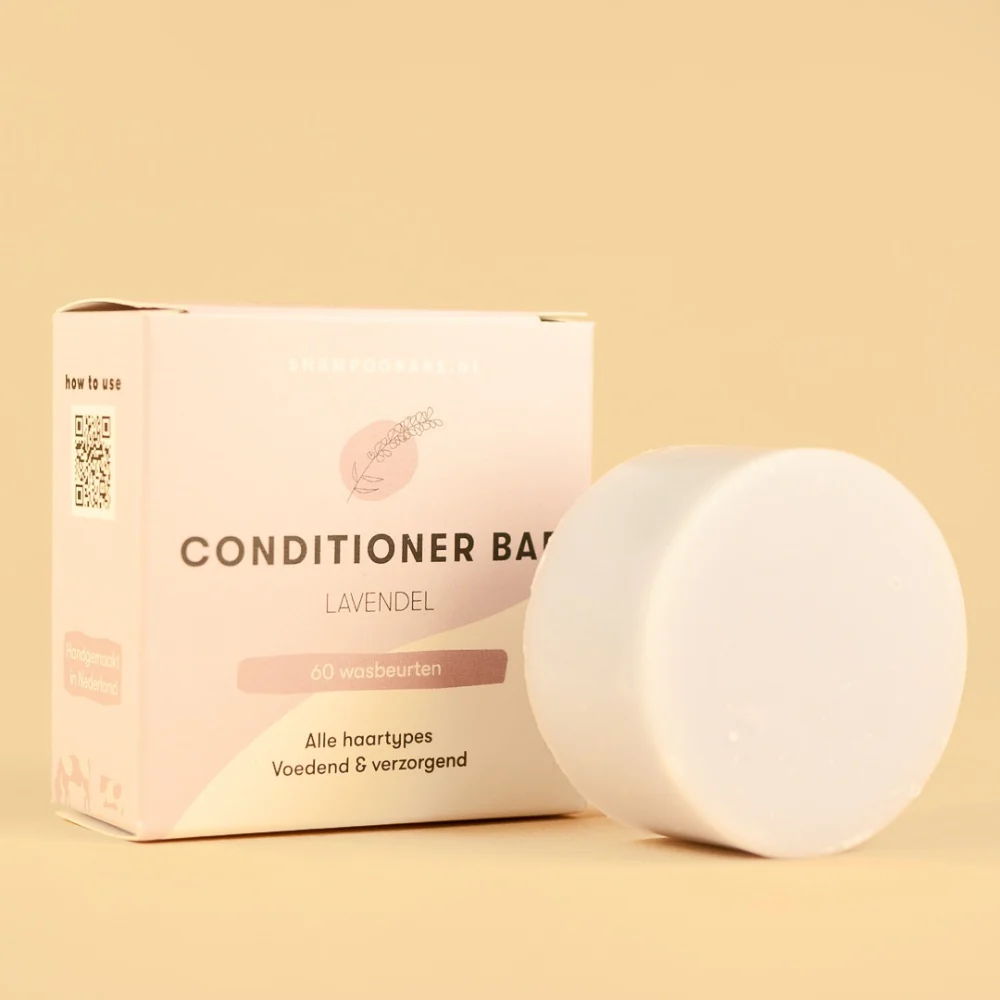 Conditioner Bar Lavendel Pluizig haar 0% parfum - 45g - Image 3