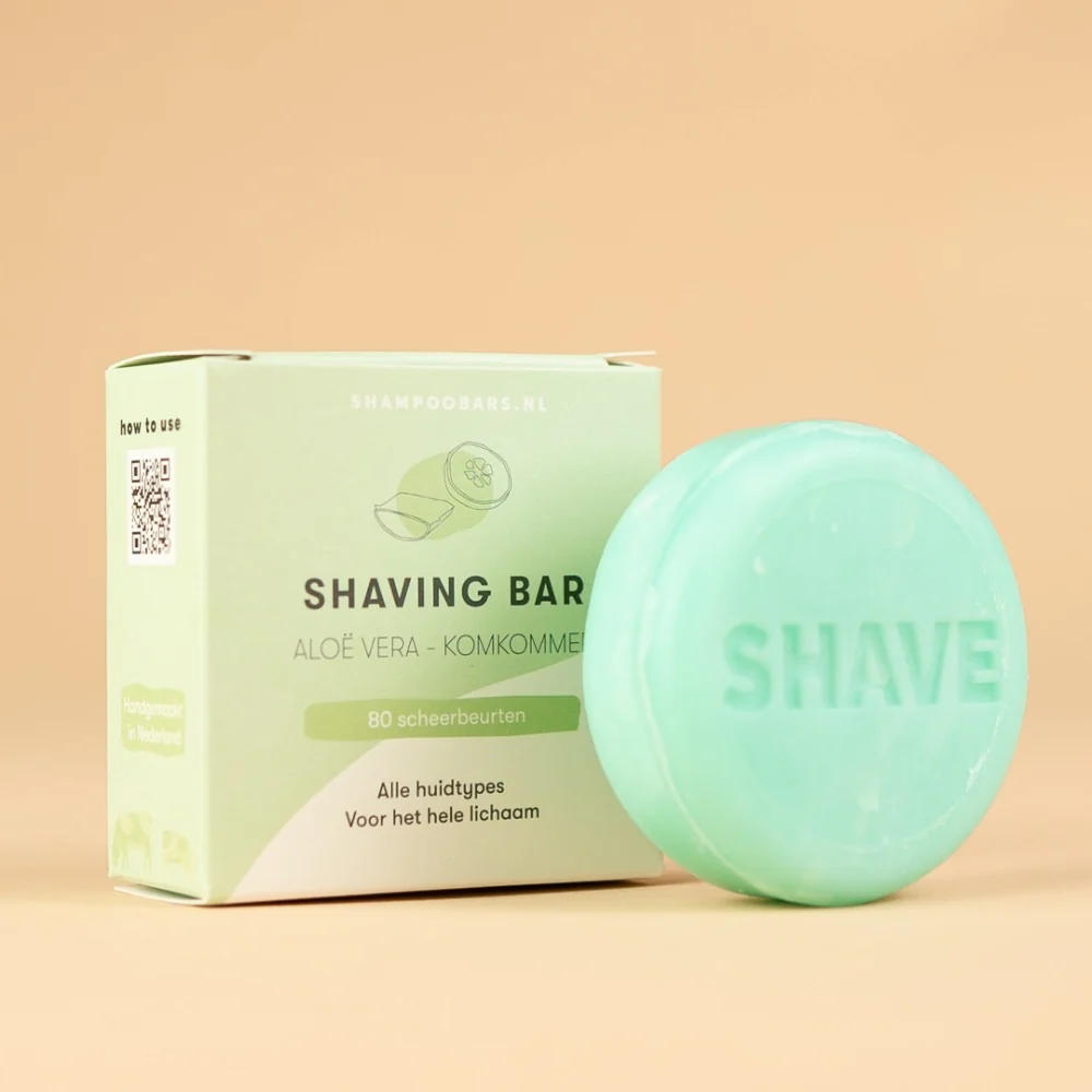 Shaving Bar Aloë Vera & Komkommer - 60g - Image 3