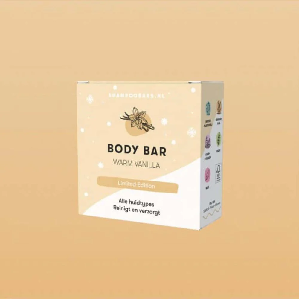 Body Bar Warm Vanilla alle huidtypes - 60gr - Image 3