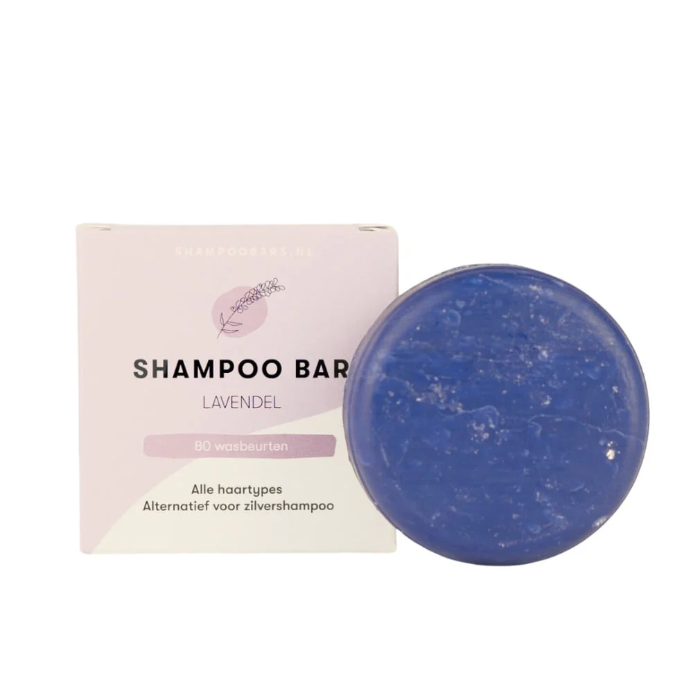 Zilvershampoo Bar Lavendel Alle Haartypes - 60g