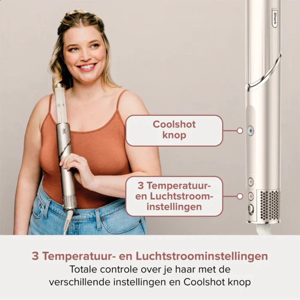 Flexstyle 3-in-1 Föhn en Multistyler - Stone - Image 6