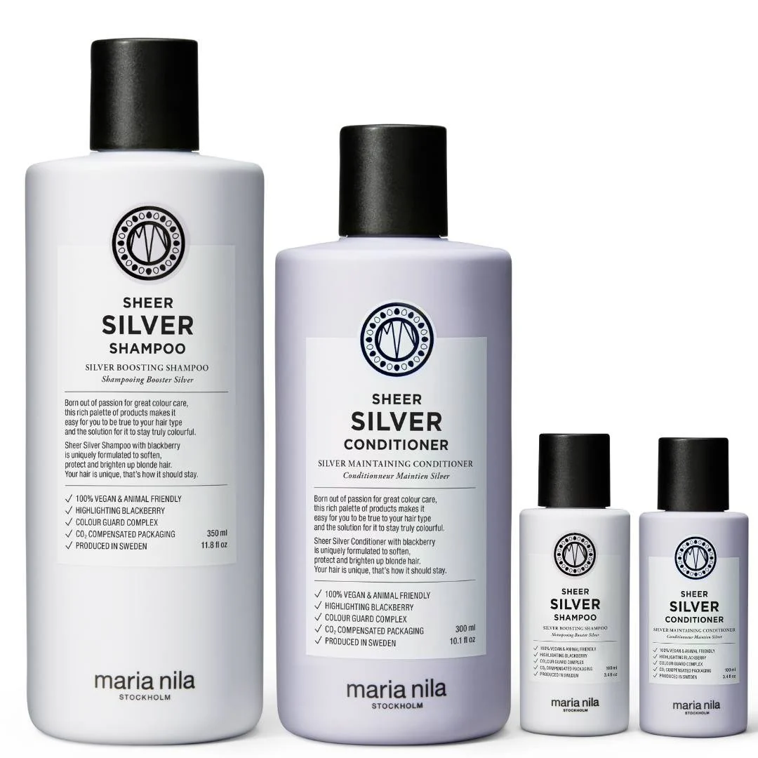Sheer Silver Set - 350+300+100+100ml