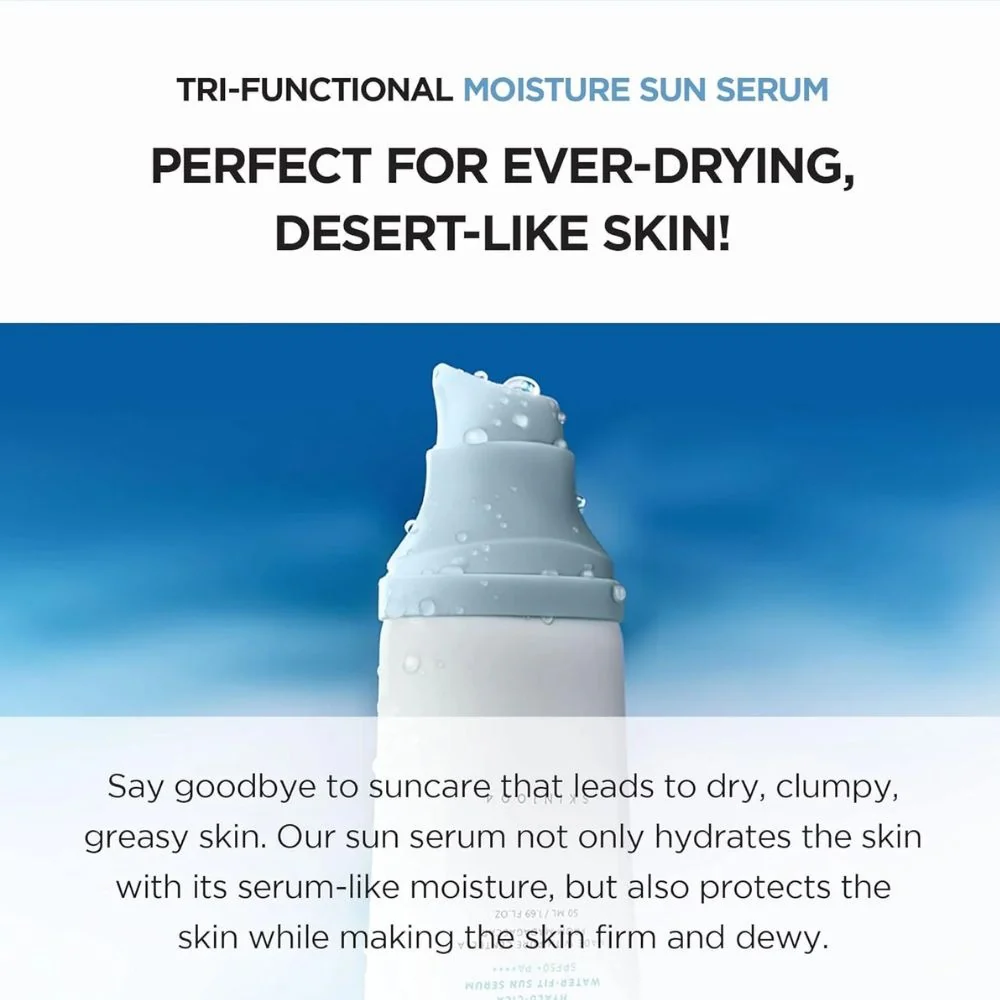 Madagascar Centella Hyalucica Waterfit Sun Serum Spf50 PA++++ - 50ml - Image 3