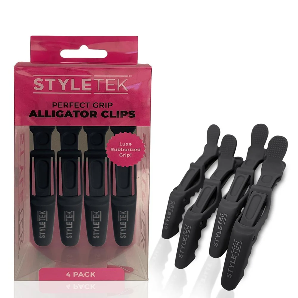 Alligator Clips Zwart Verdeelklem - 4stuks