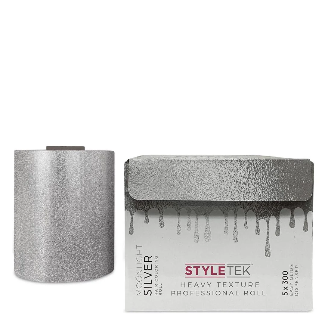 Moonlight Silver Embossed Folie - 100M