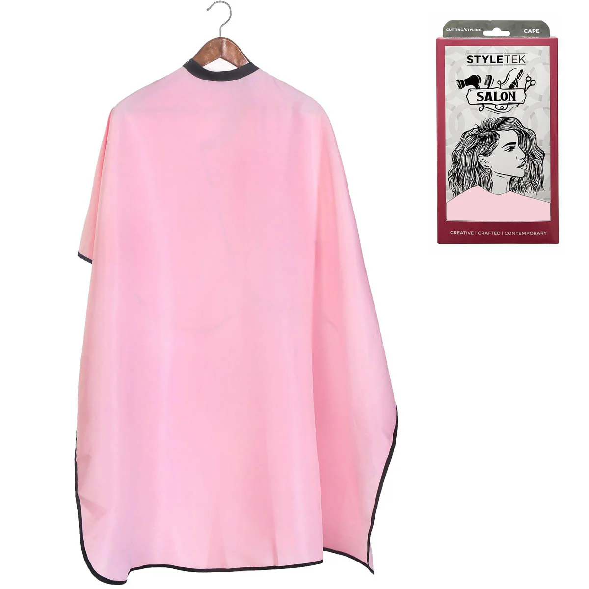 Kap/Verfmantel Roze met drukknopen - 152x120cm