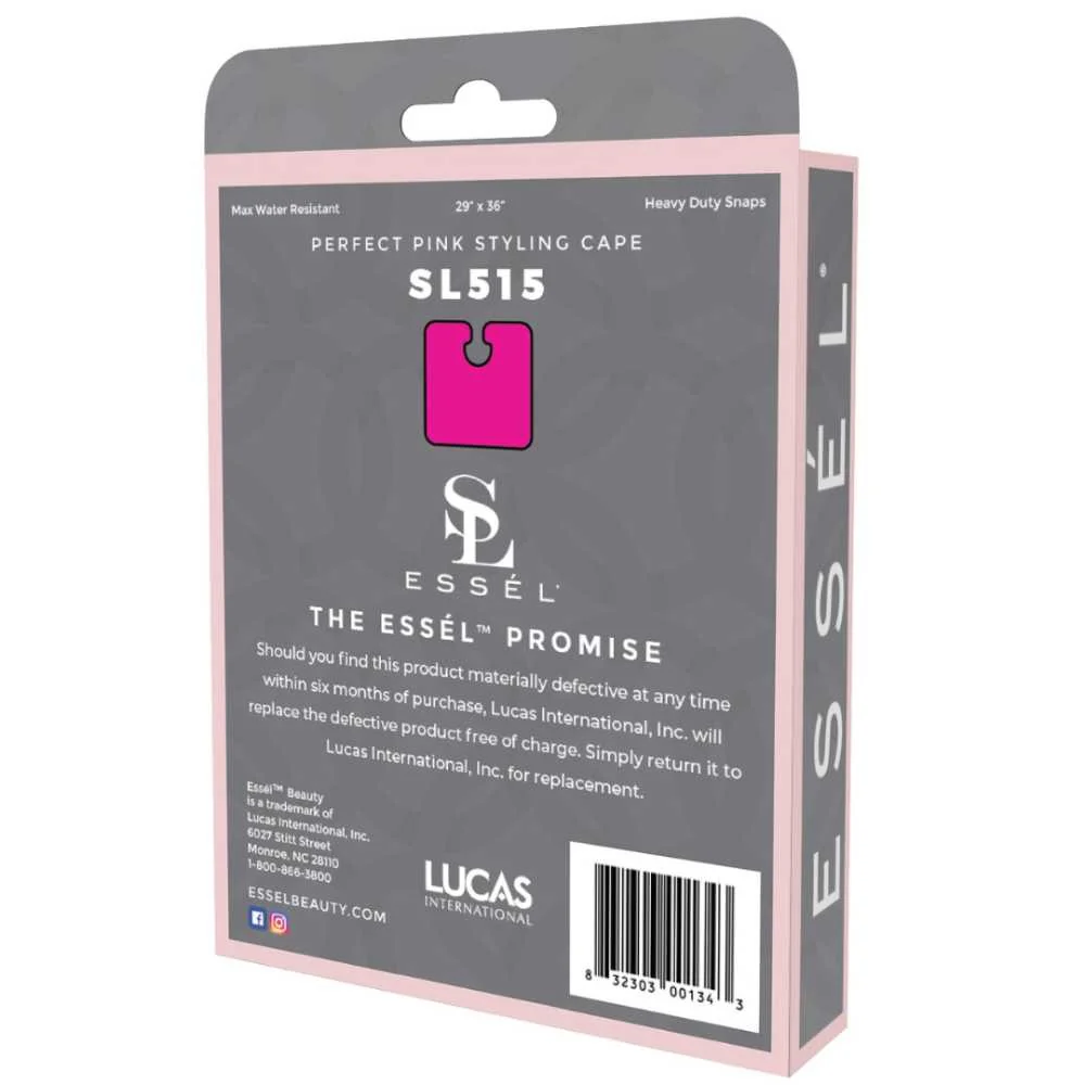 Perfect Pink Styling Cape met drukknopen- 91x74cm - Image 3