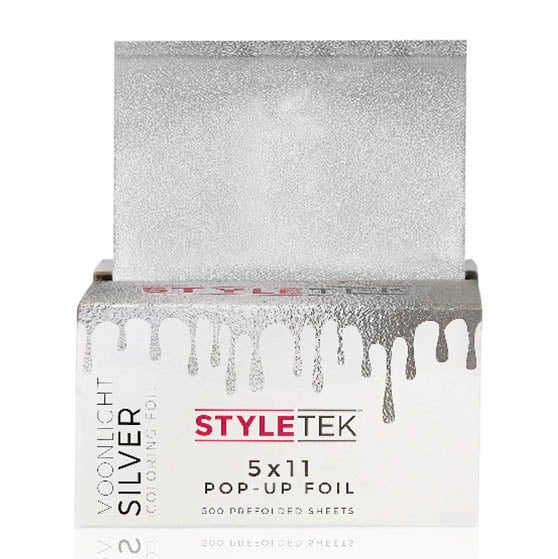 Voorgevouwen 5x11 Pop Up Moonlight Silver Folie - 500 stuks