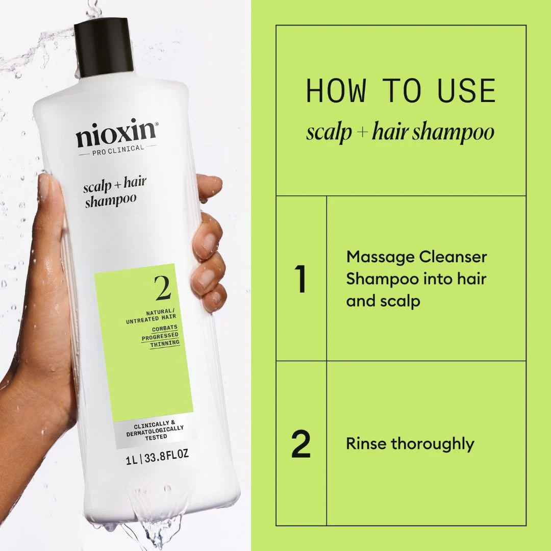System 2 Progressed Thinning Shampoo - 1000ml - Image 3
