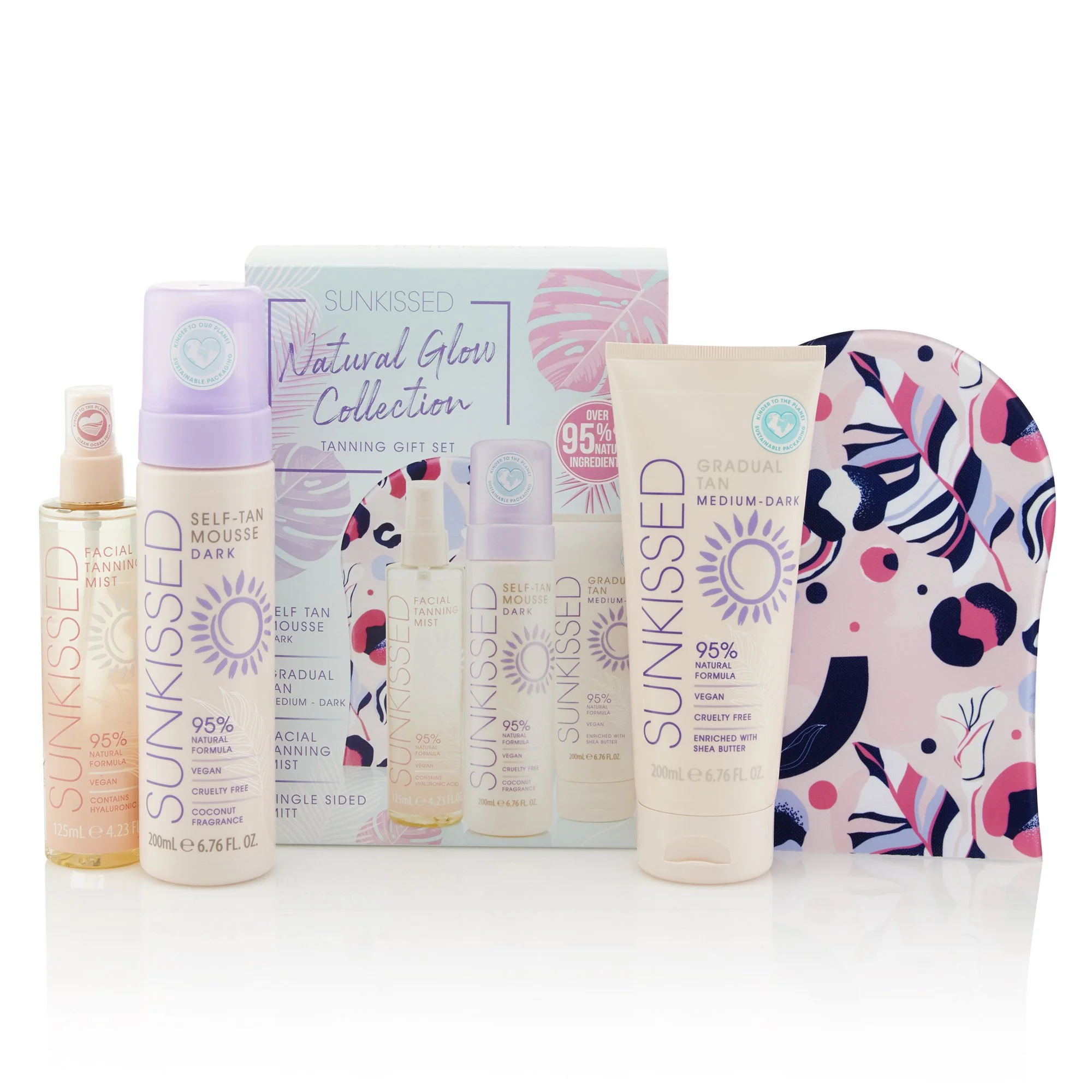 Natural Glow Collection Tanning Gift Set - Dark