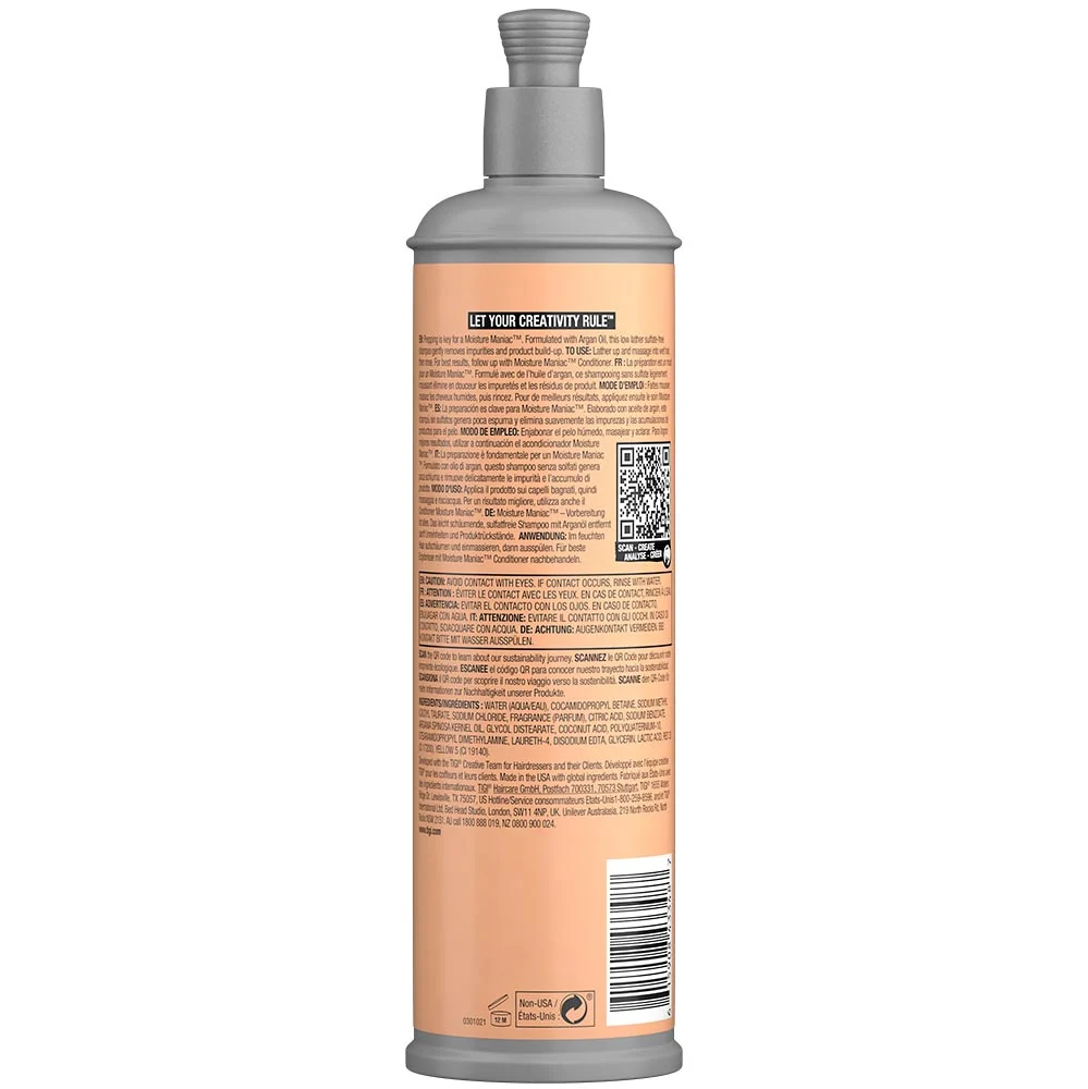 Bed Head Moisture Maniac Shampoo - Image 2