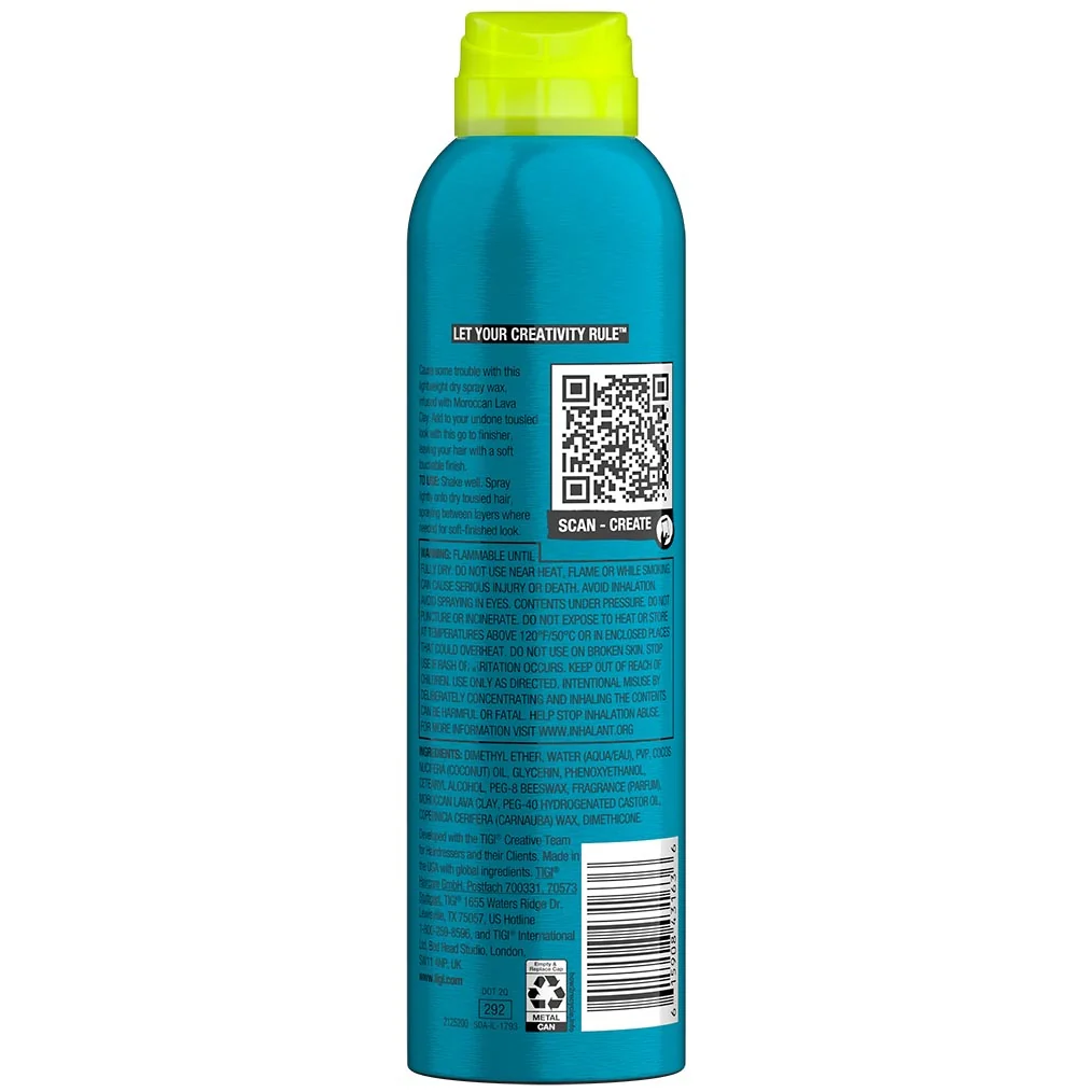 Bed Head Trouble Maker Dry Spray Wax - 200ml - Image 2