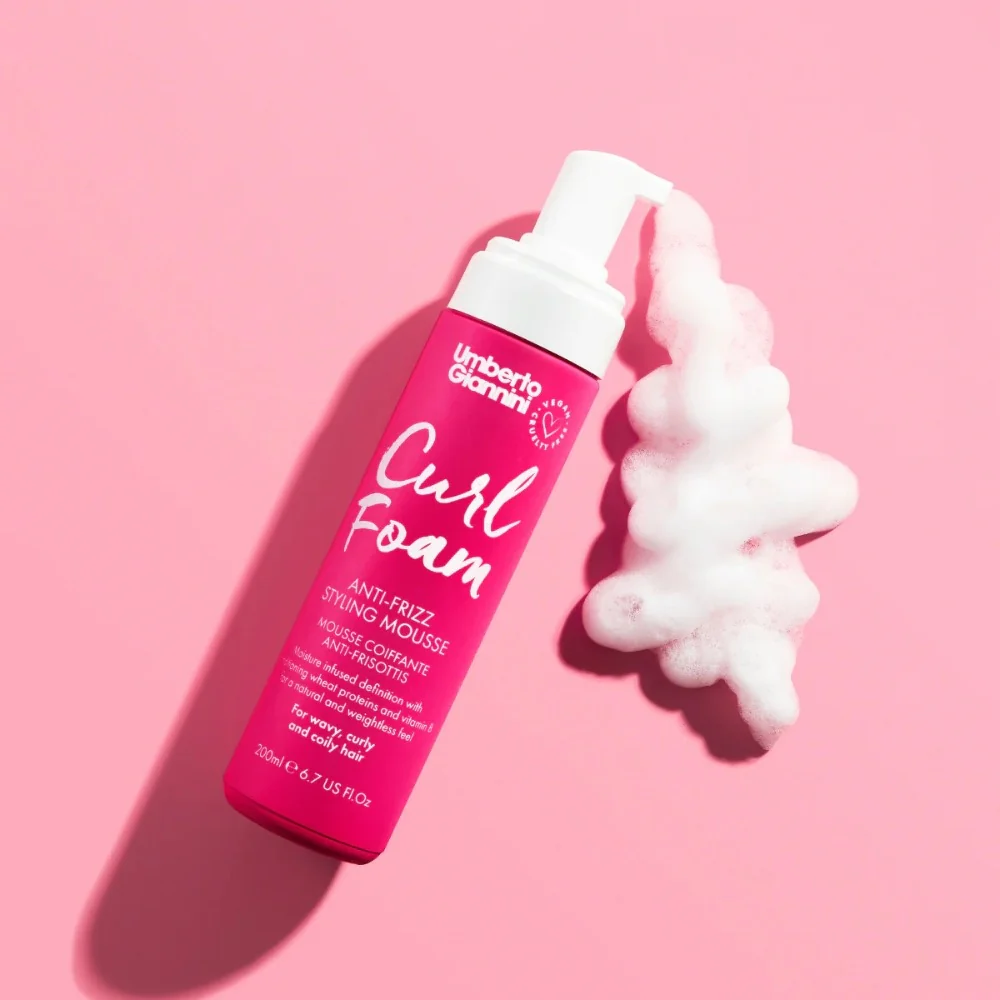 Curl Foam Anti-Frizz Styling Mousse - 200ml - Image 3