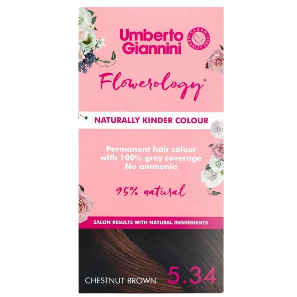Flowerology Vegan Colour Chestnut Brown 5.34 - 110 ml