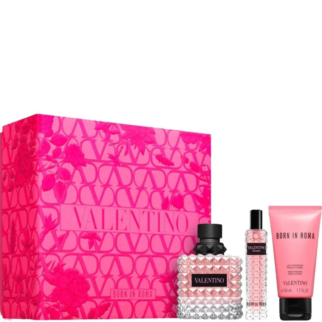 Born In Roma Donna Giftset Eau de Parfum - 100ml+15ml+50ml