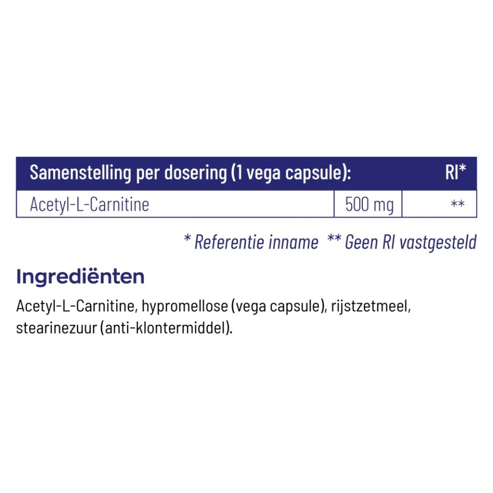 Acetyl-L-Carnitine 500mg - 90pcs - Image 4