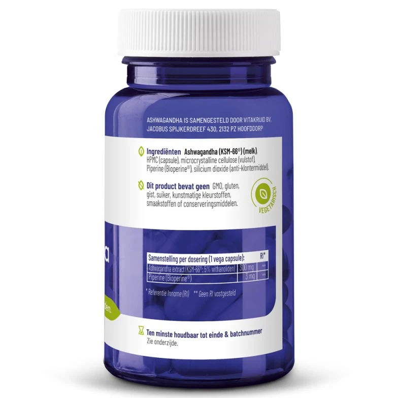 Ashwagandha KSM-66® & Bioperine® - 60st - Image 2