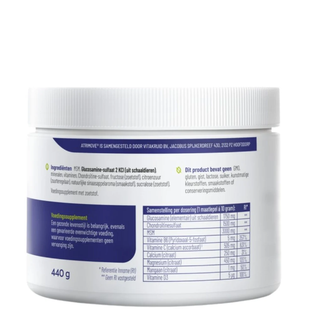 Atrimove® Glucosamine Complex Poeder - 440gr - Image 3