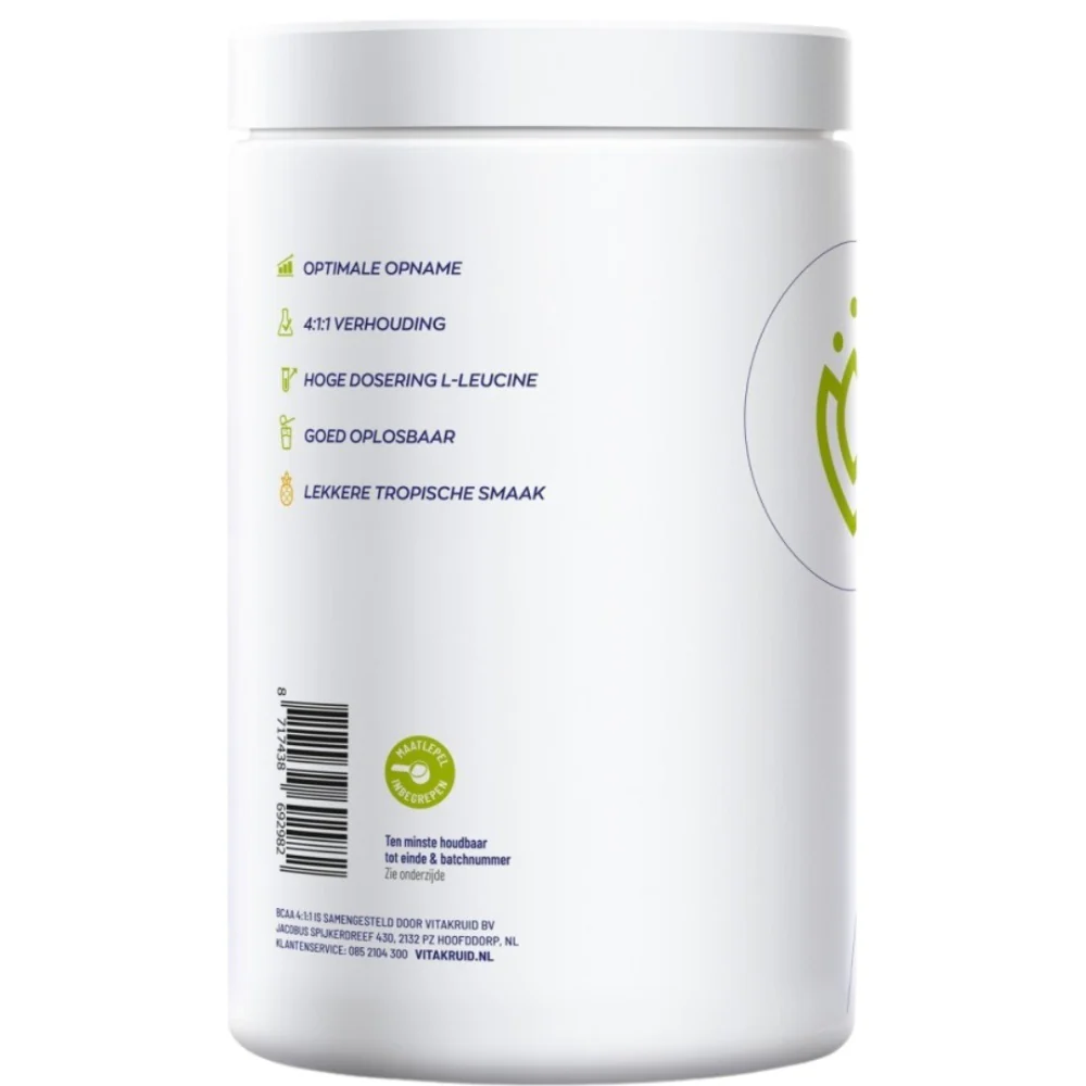 BCAA 4:1:1 Tropical Post-Workout- 540gr - Image 3