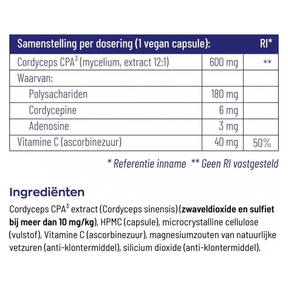 Cordyceps CPA³ - 60pcs - Image 4
