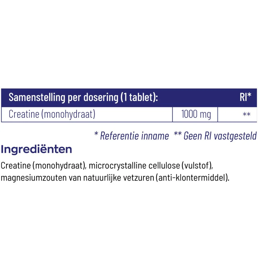 Creatine Monohydraat Tabelleten - 180pcs - Image 3