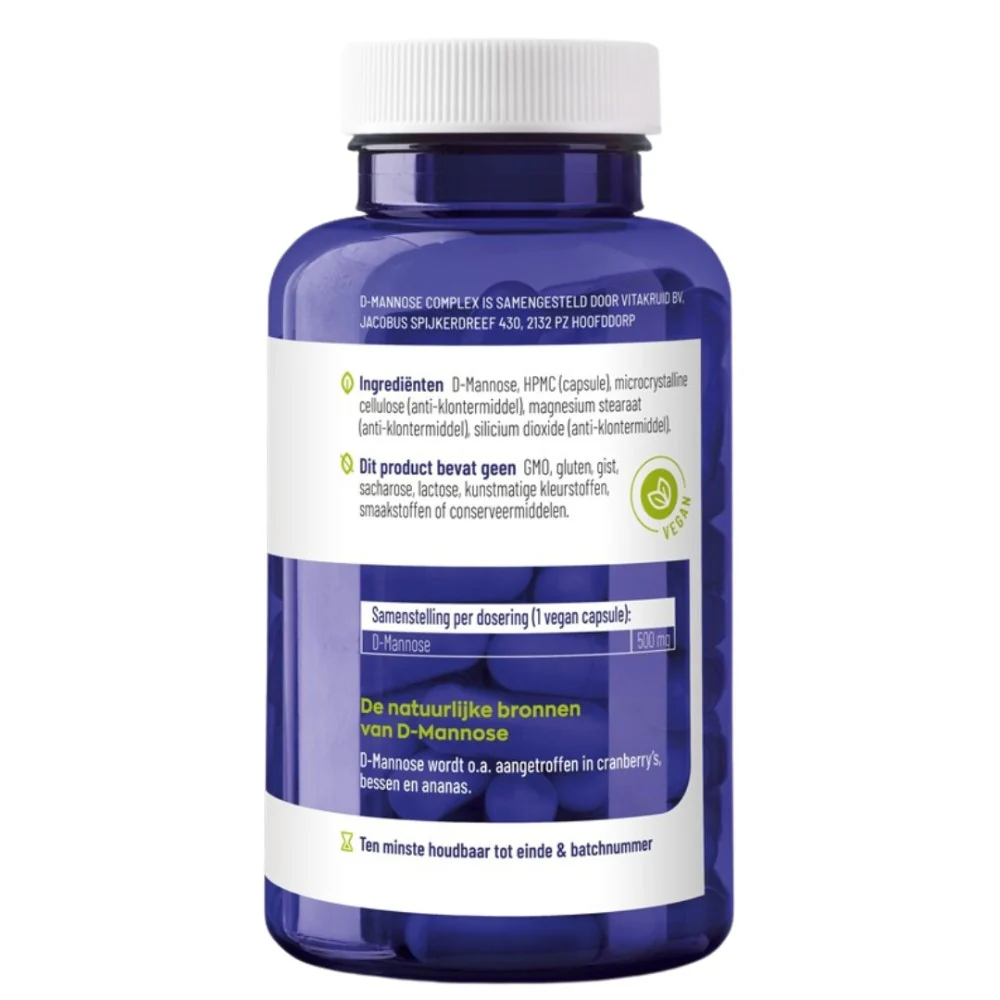 D-Mannose 500mg - 90pcs - Image 2