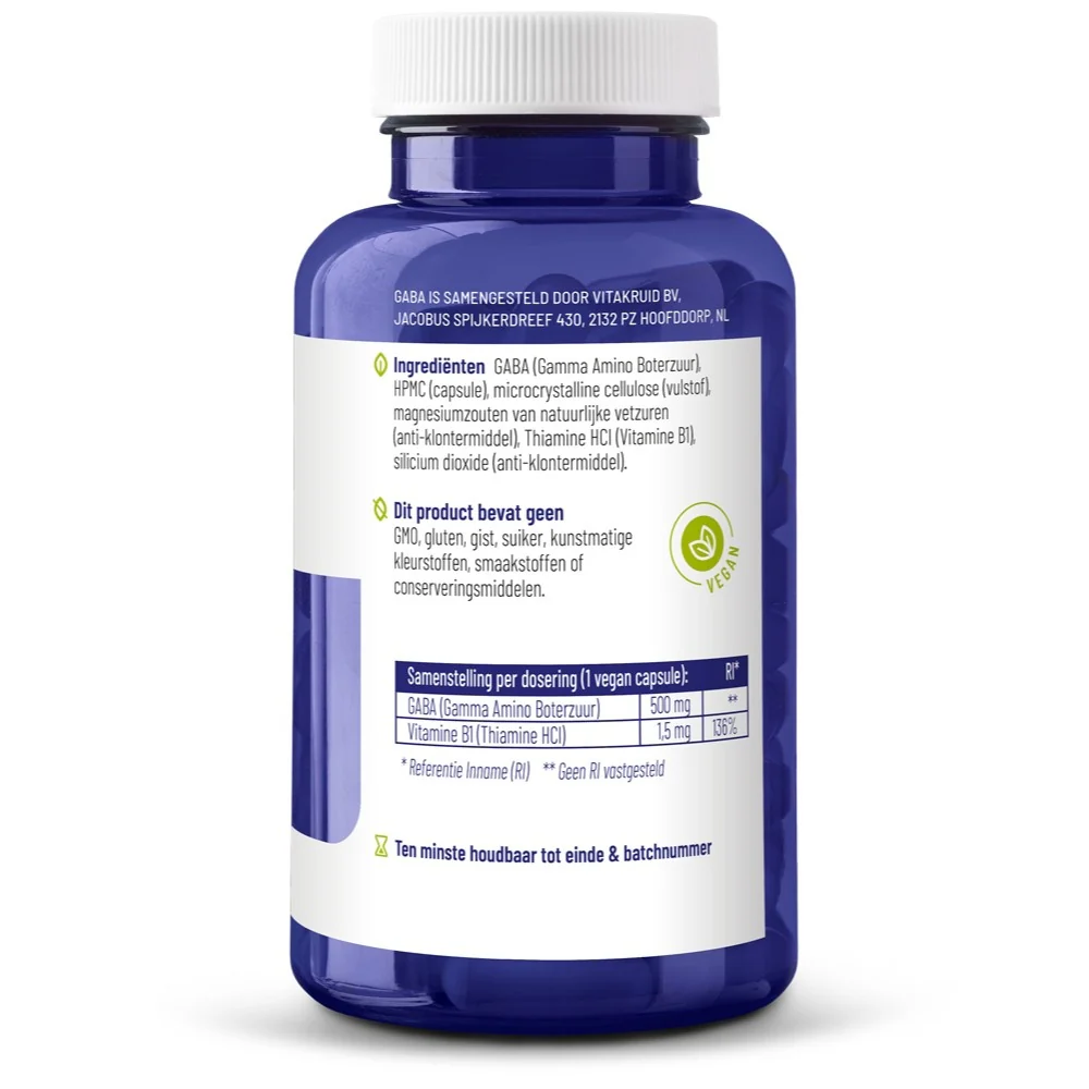 GABA met Vitamine B1 - 90pcs - Image 3