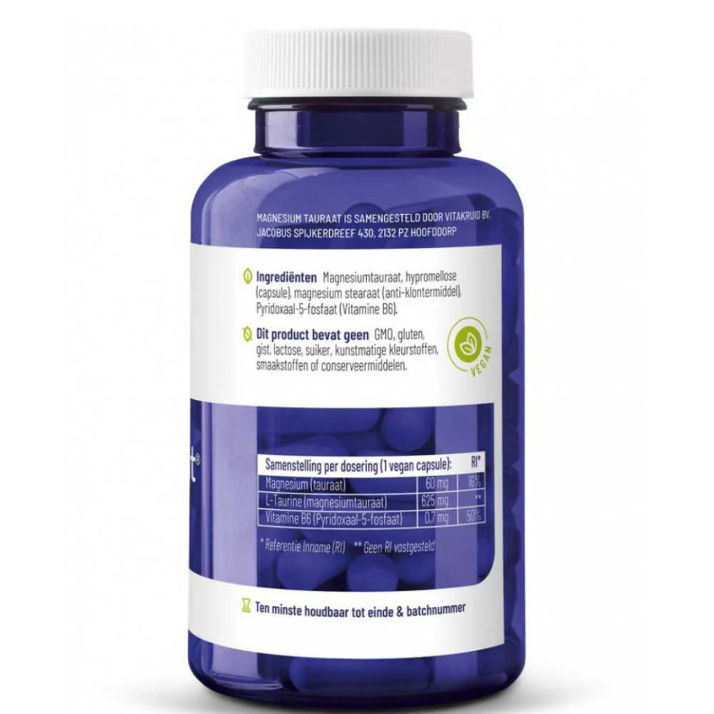 Vegan Magnesium Tauraat met P-5-P® - Image 3