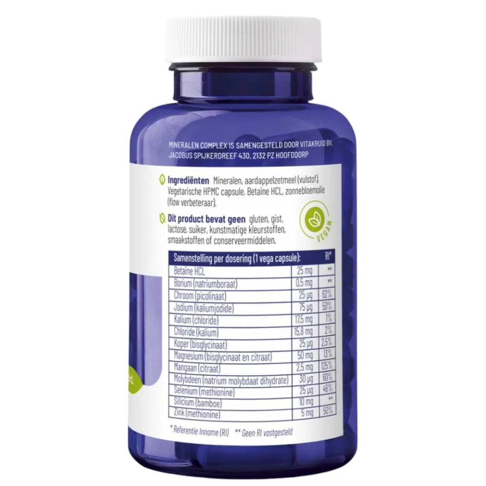 Mineralen Complex - 90 Vegan Capsules - Image 3