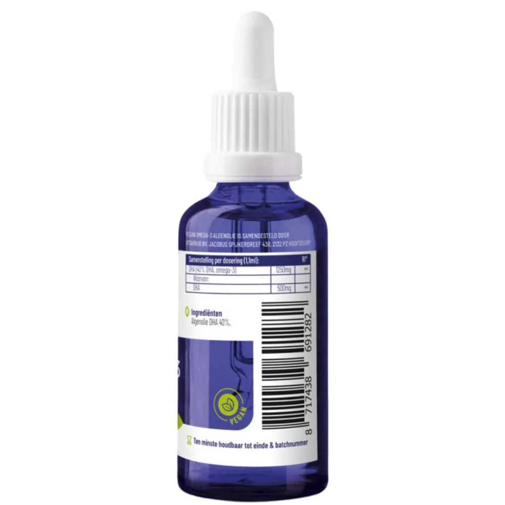 Vegan Omega 3 1250 TG algenolie - 50ml - Image 3