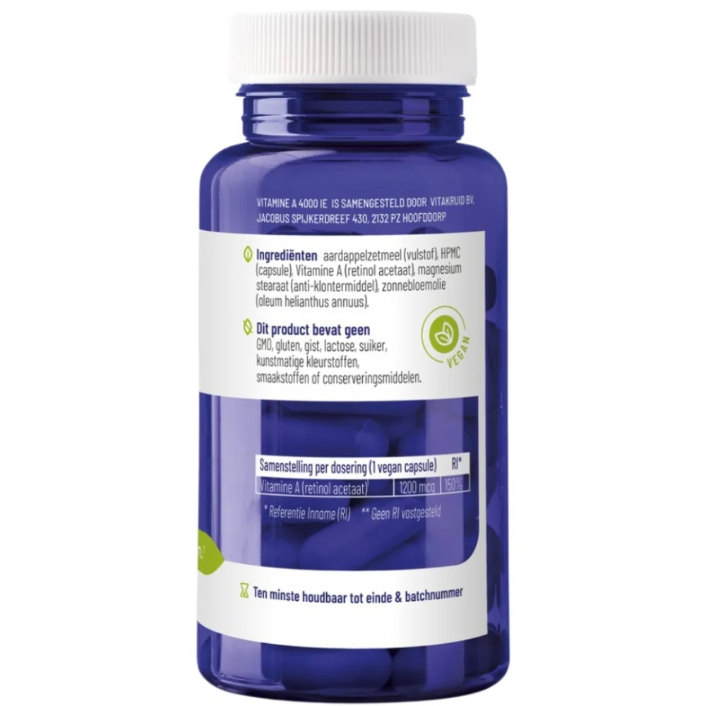 Vitamine A 4.000 IE - 90pcs - Image 3