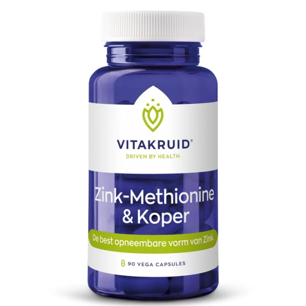 Zink-Methionine & Koper - 90 Vegan Capsules