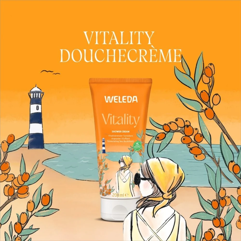 Vitality Duindoorn Douchecreme - 200ml - Image 2