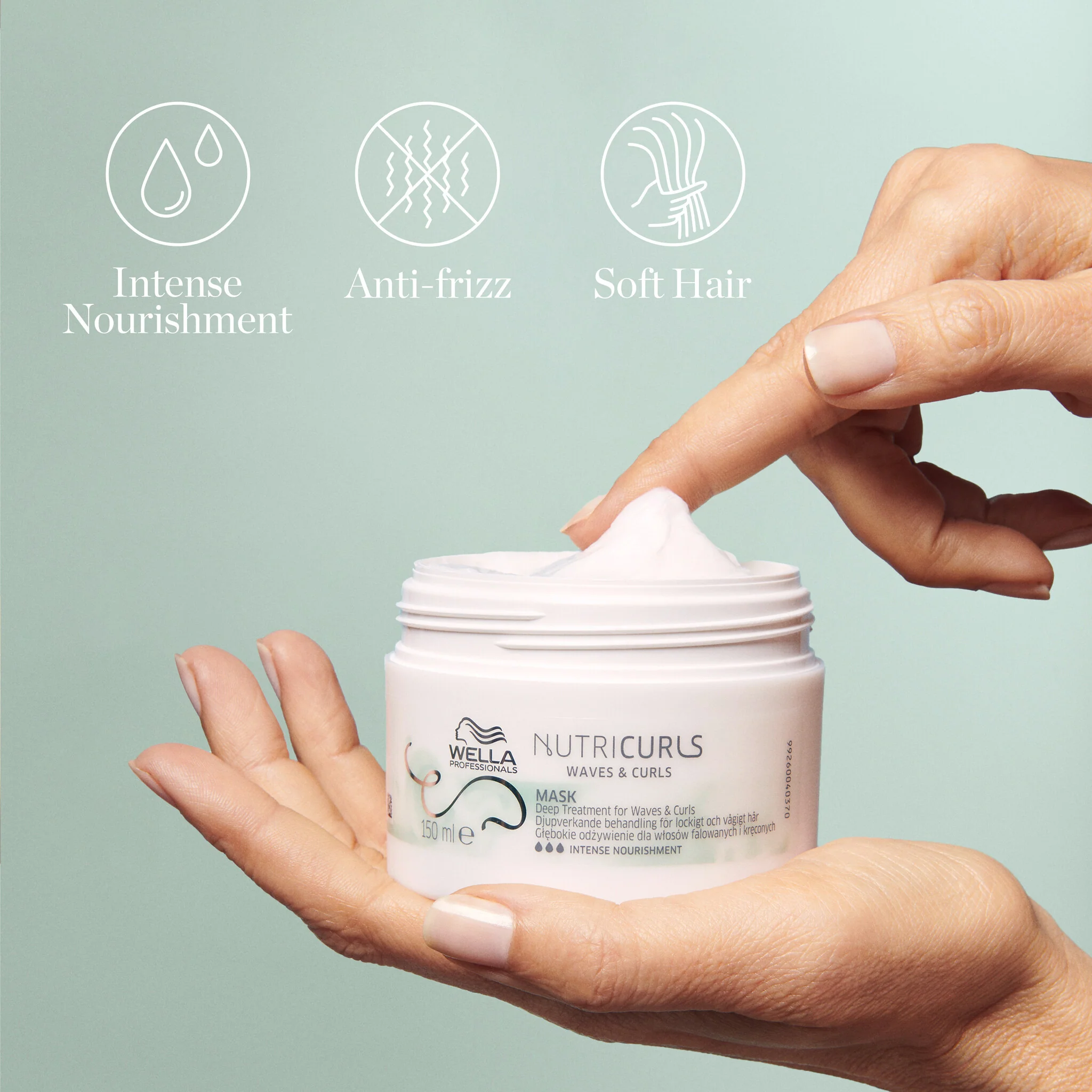 Nutricurls Deep Treatment Mask for Curls & Waves - Image 3