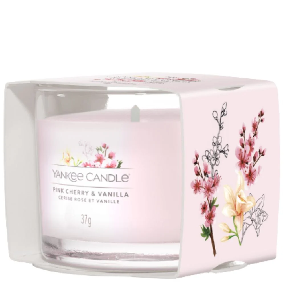 Pink Cherry & Vanilla Filled Votive - 37gr - Image 2