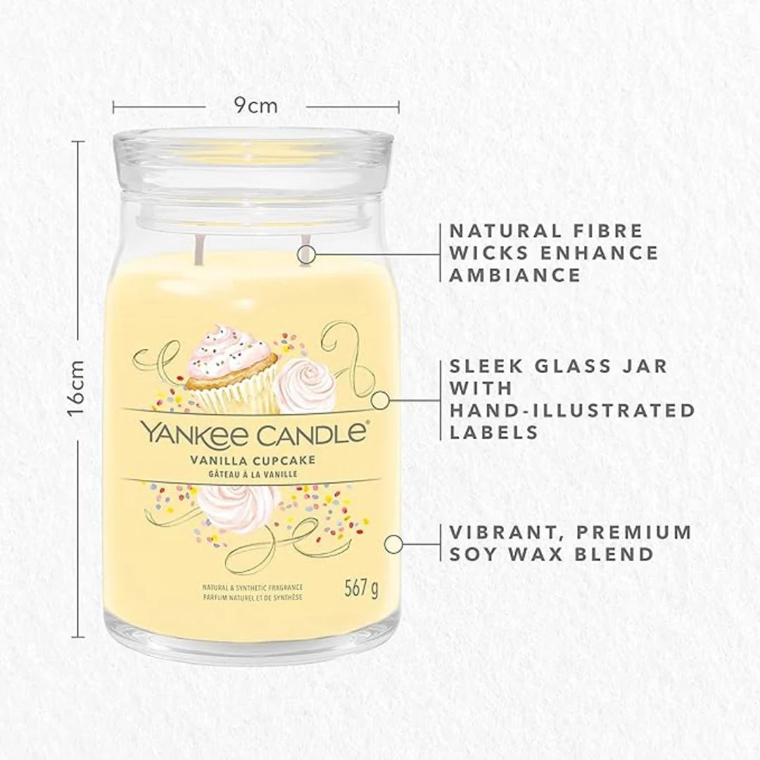 Vanilla Cupcake Signature Large Jar - 567gr - Image 2
