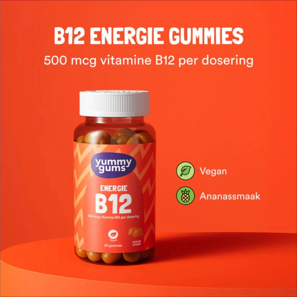 Vitamine B12 Energie Gummie - 60pcs - Image 3