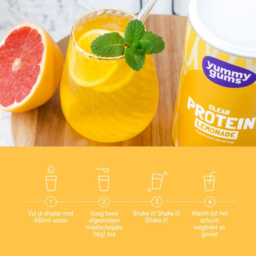 Clear Protein Lemonade - 224gr - Image 3