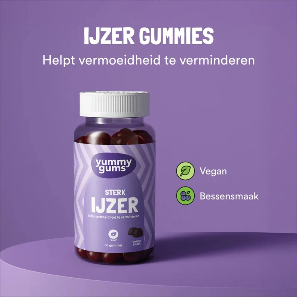 Ijzer Sterk Gummies - 60pcs - Image 2