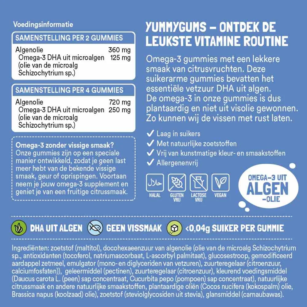 Vegan Omega-3 Gummies - 45pcs - Image 4