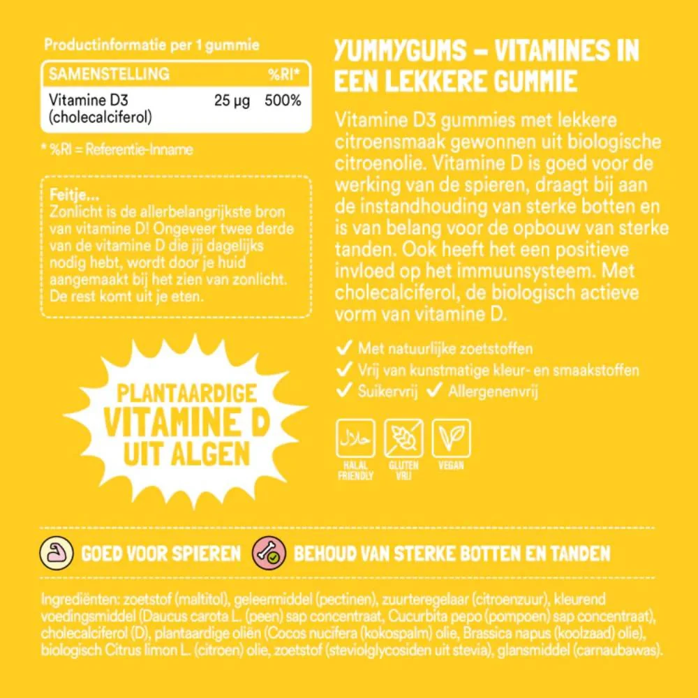 Sunny Vitamine D3 Gummies - 60 pcs - Image 3