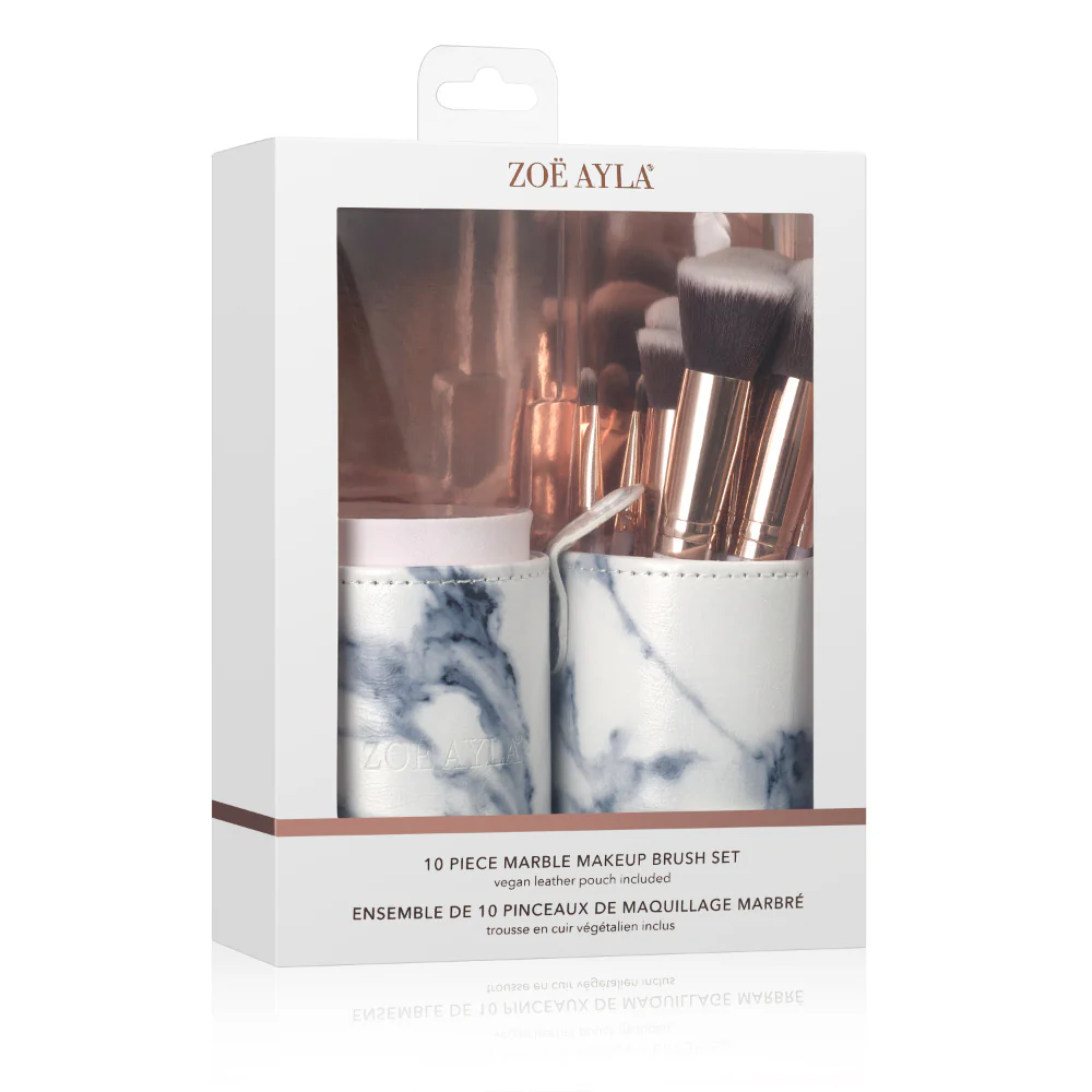 10-delige Make-Up Brush Set - Image 3