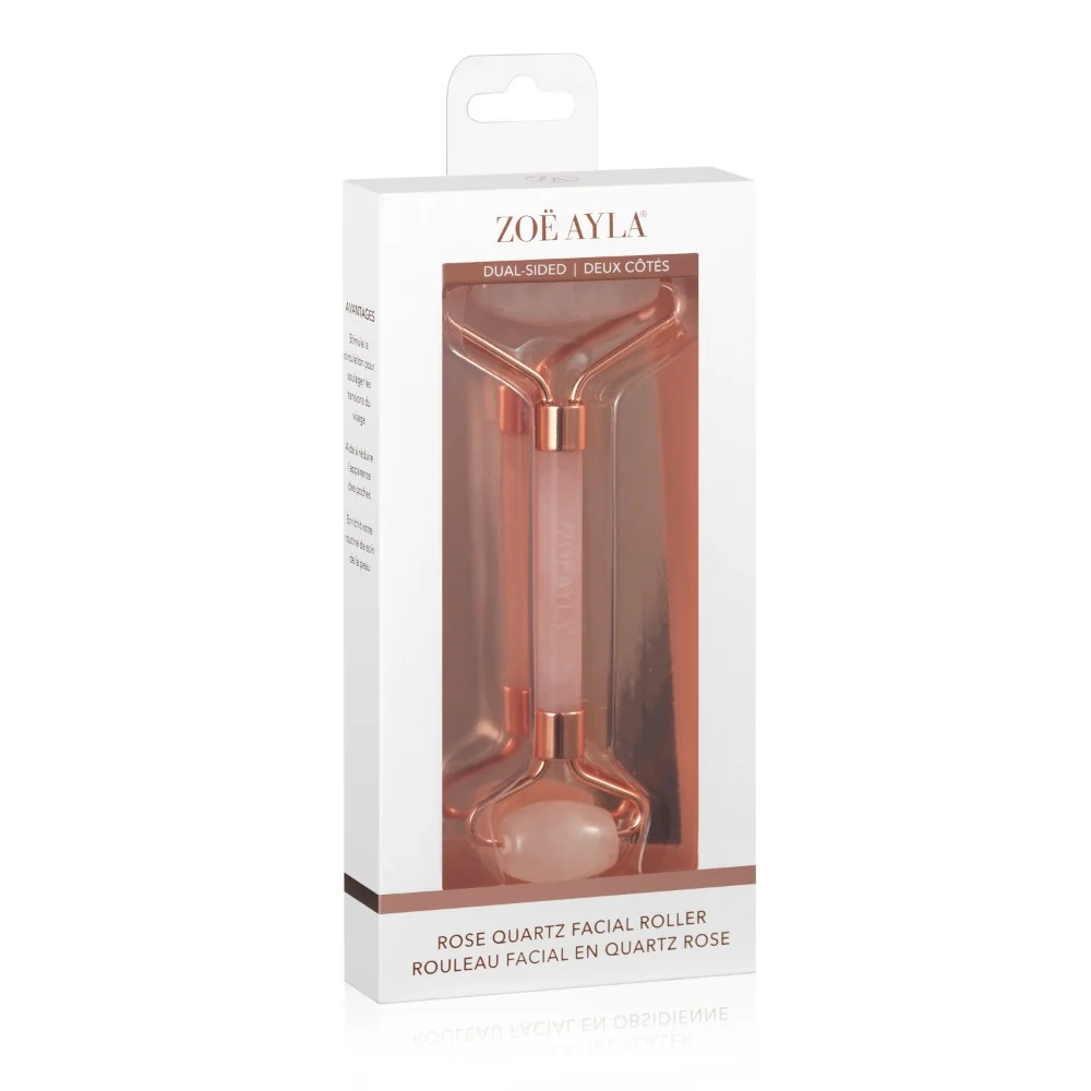 Rose Quartz Gezichtsroller - Image 2